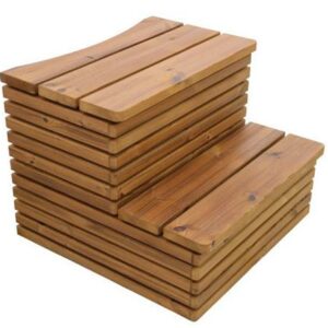 Thermowood deluxe trap voor Hottub
